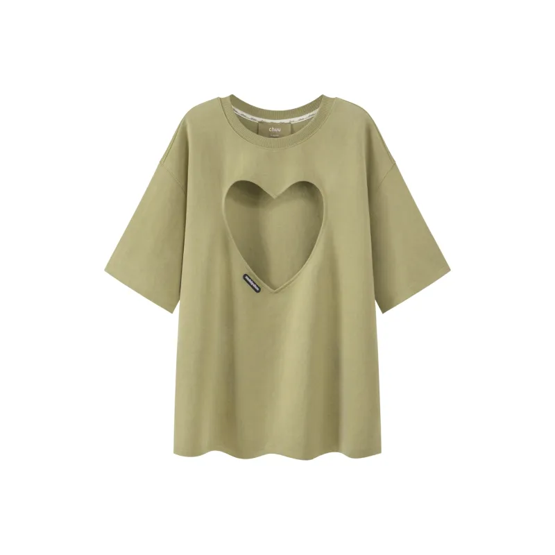 CHUU T Shirt Women's Mustard Green-0