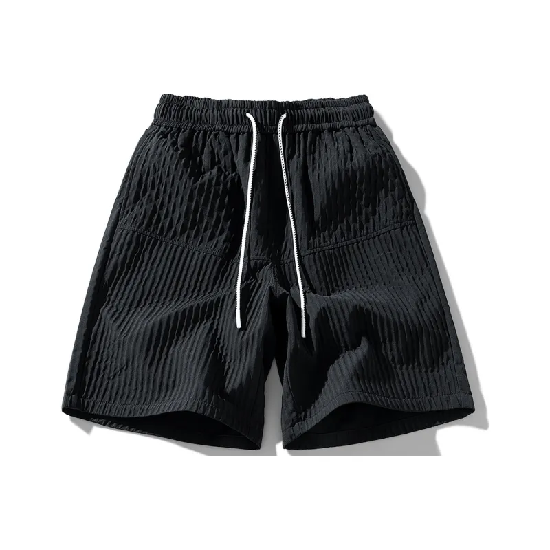 NOTFORMAD Casual Shorts Unisex Black-0