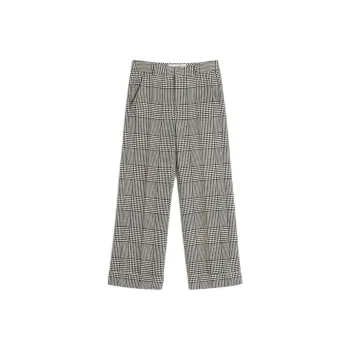 Valentino Garavani Check Detailed Flared Leg Trousers