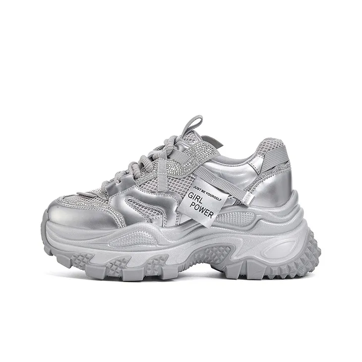 DAPHNE Anti Slip Wear Resistant Low Top Chunky Sneakers Women's-10