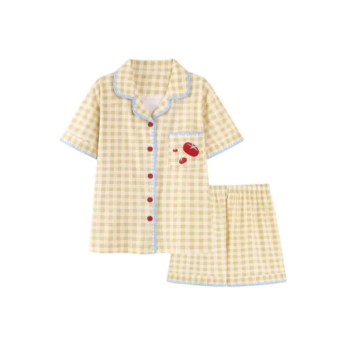 O'MESIK Pajama Set Women's Yellow