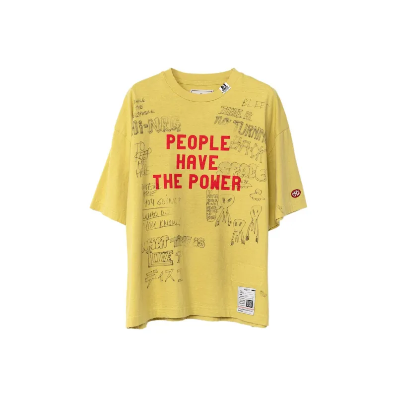 Maison Mihara Yasuhiro SS24 T Shirt Women's Yellow-0