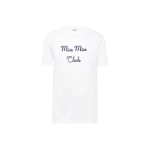 MIU MIU T-Shirts Women's White