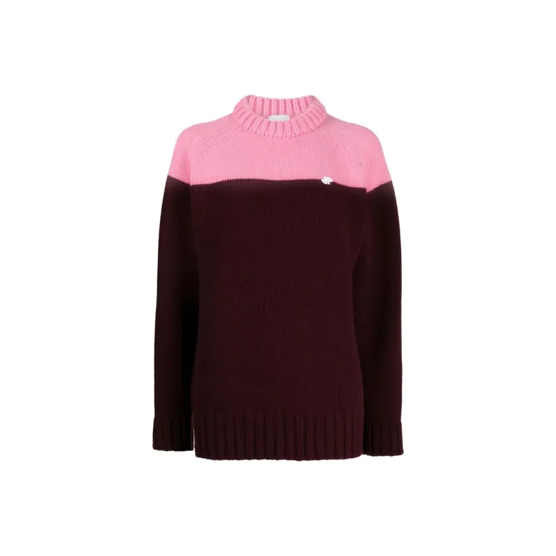 Patou Two tone Knitted Jumper-0