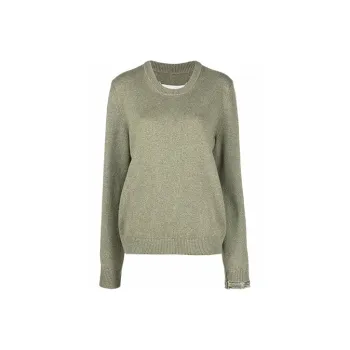 Maison Margiela Round Neck Knit Jumper