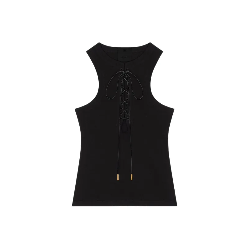 Givenchy Lace up Strappy Top-0