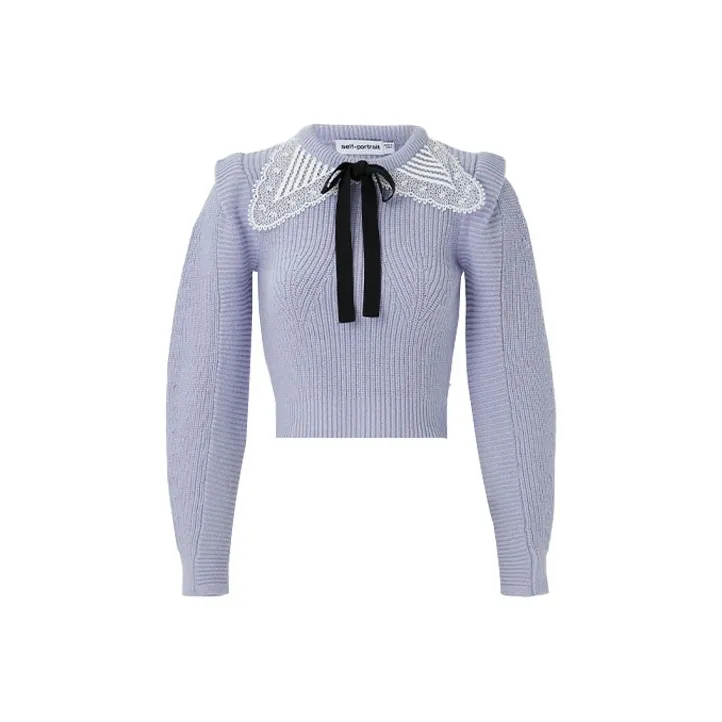 Self portrait FW21 Sweater Women's Purple-0