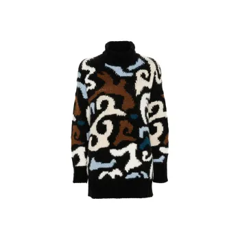 ERMANNO SCERVINO Jacquar Oversized Jumper