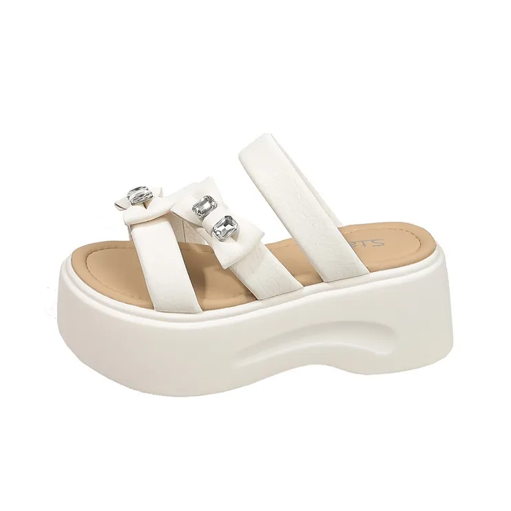 AFJI Rubber Sole Slip Resistant Slide Slippers Women's-5