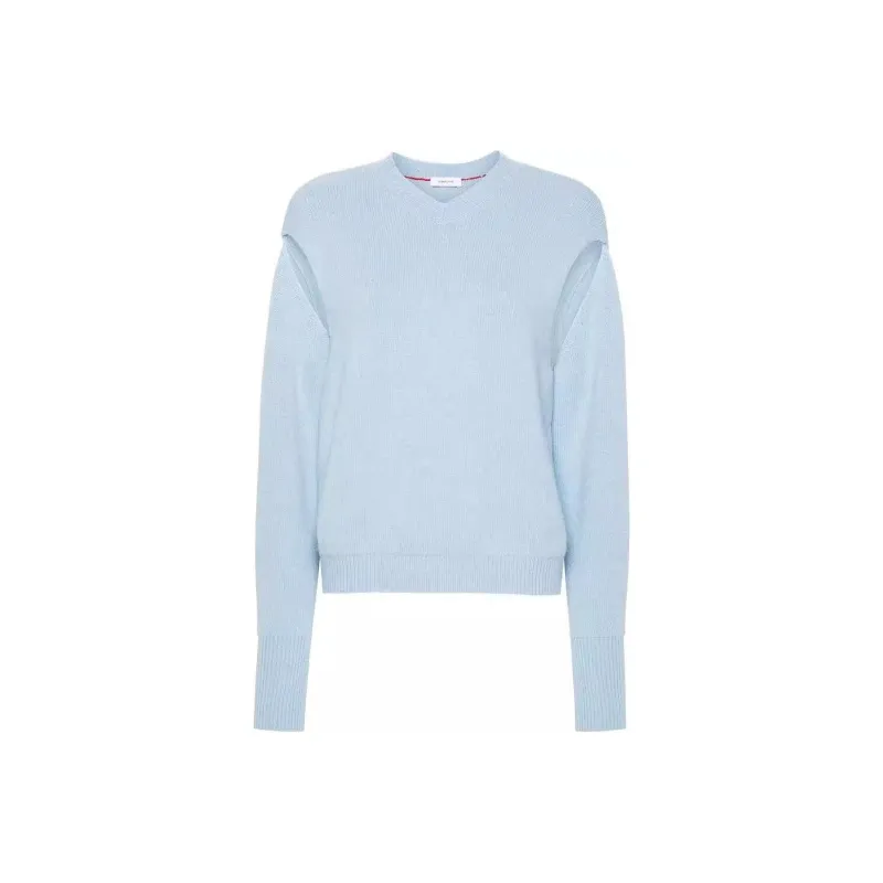 Ferragamo Long Sleeved V Neck Jumper-0