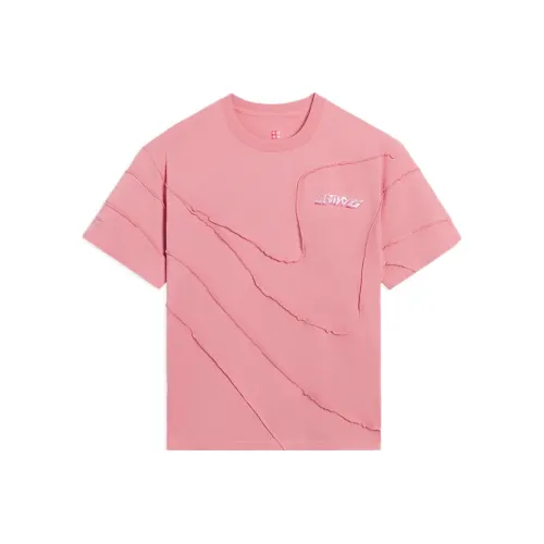 LiNing T Shirts Women's Madder Pink Dye