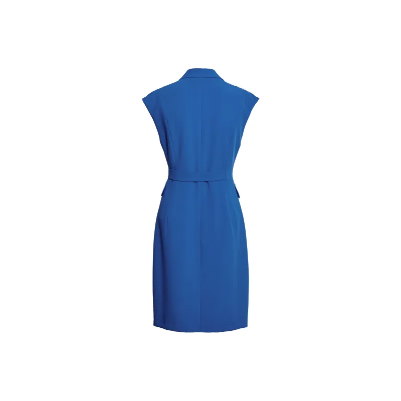 ROEYSHOUSE Short Sleeved Dress Women's Blue-1