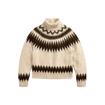 Polo Ralph Lauren Fair-Isle Roll-Neck Knitted Jumper