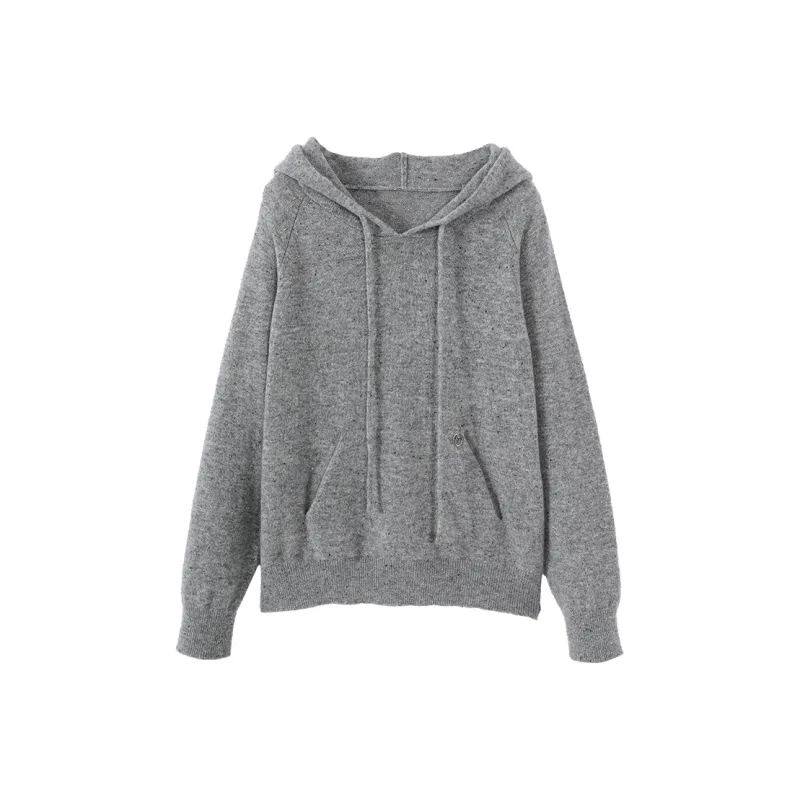 XIANGYING Sweaters Women's Gray-0