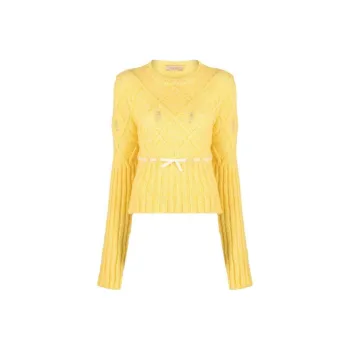 CORMIO Floral Embroidered Knitted Jumper