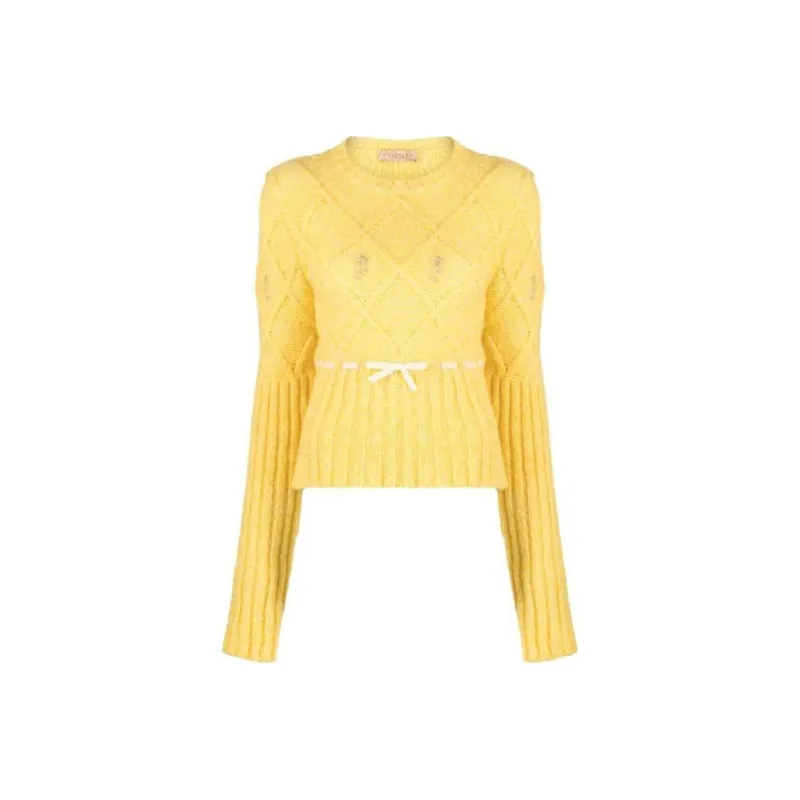 CORMIO Floral Embroidered Knitted Jumper-0