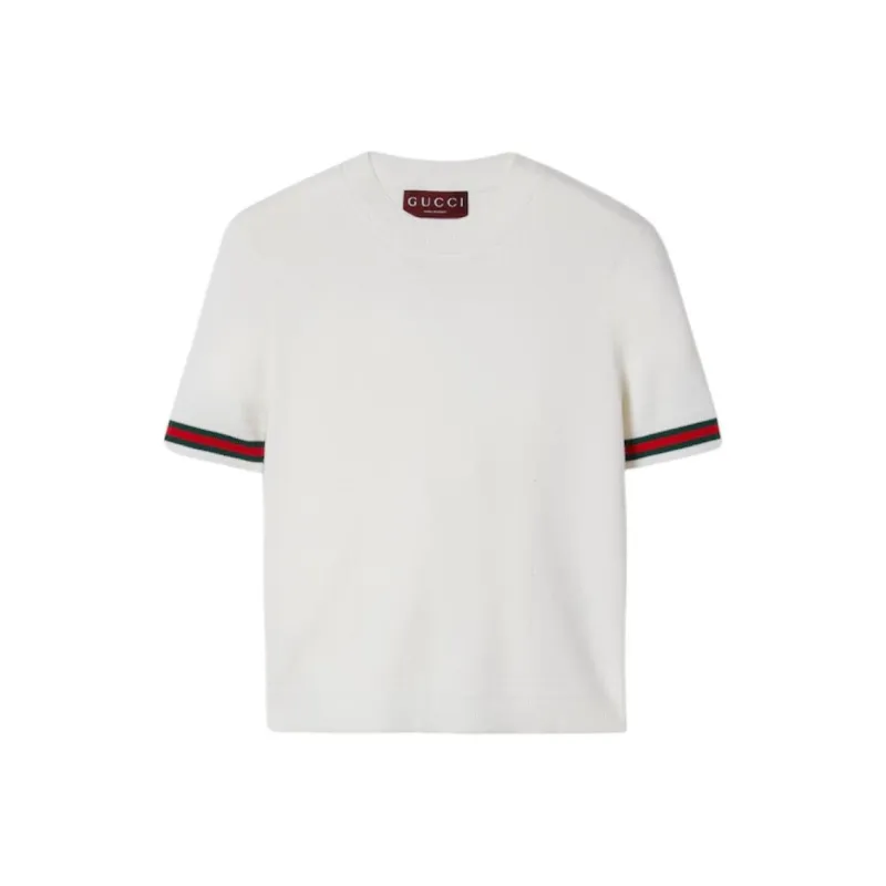 GUCCI Web Detailed Extra Fine Top-0