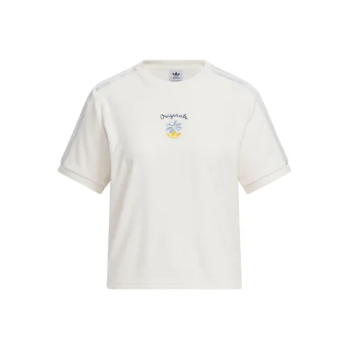 Adidas Originals Regular T Shirt Women's Pink White