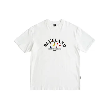BLUELANDINC Elbow-Length Sleeved T-Shirt Women's White