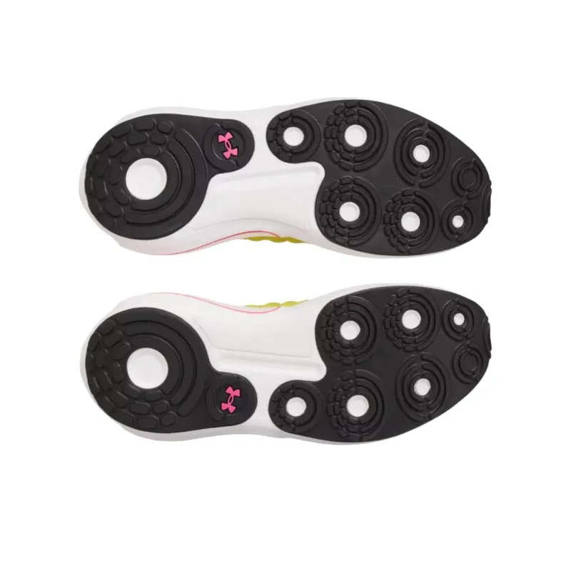 Under Armour Phantom 4 Slip Resistant And Breathable Low Top Casual Shoes Men's Black Yellow White-4
