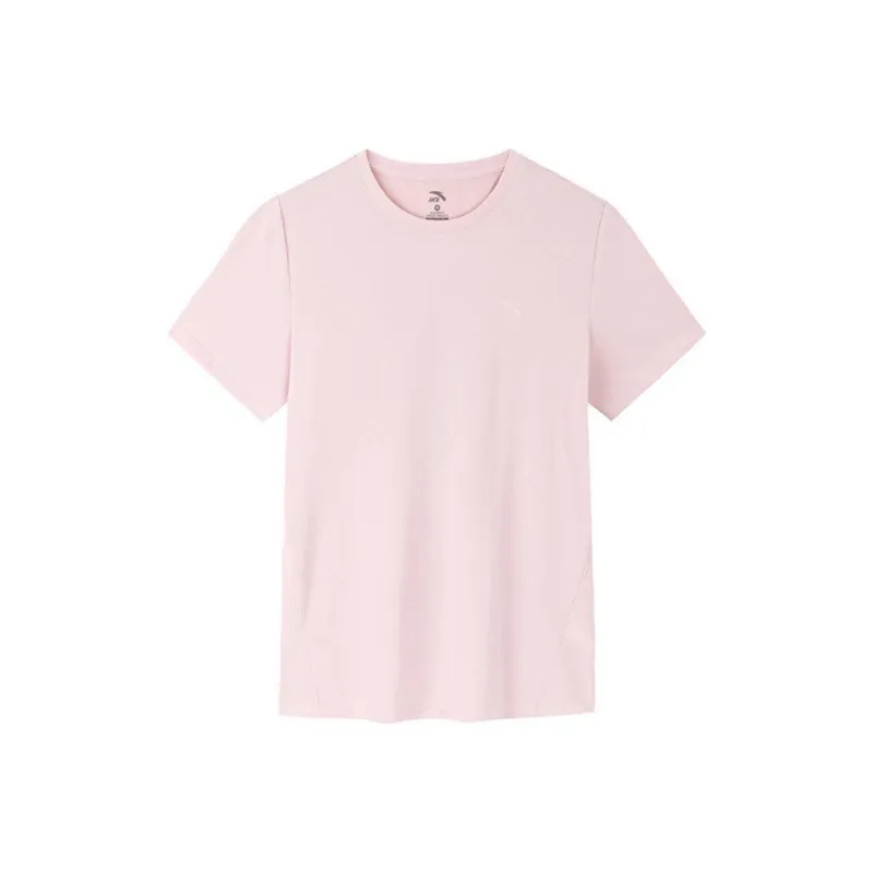 Anta Variety Training Collection T Shirt Women's Soft And Tender Pink-0