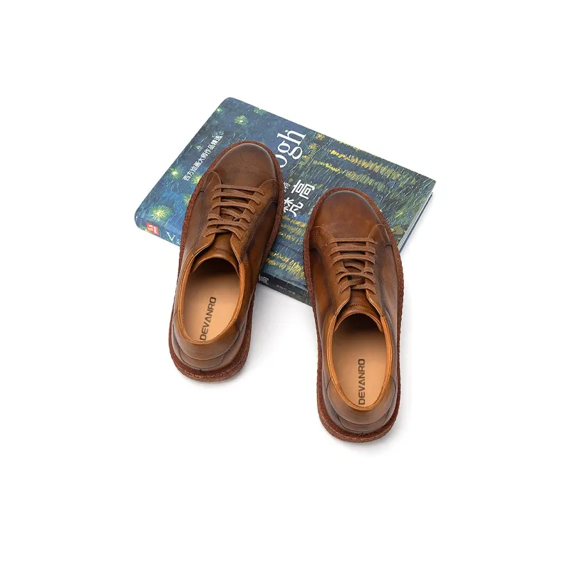 Devanro Wear resistant, Lightweight, Breathable, And Non slip. Low Top Skateboard Shoes Men's-4