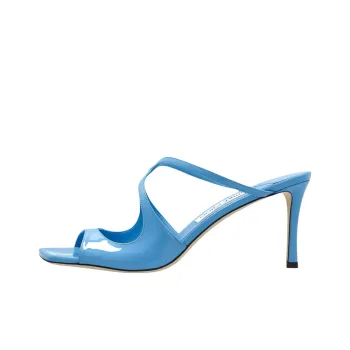 Jimmy Choo Anise Slide Slippers 7.5cm Women's Blue