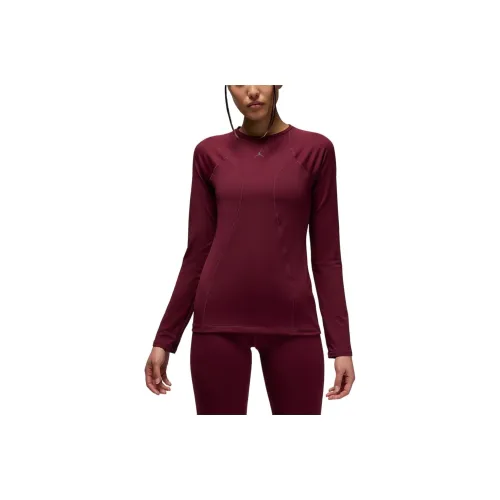 Jordan Sport Raglan Sleeve T-Shirt Women's Burgundy