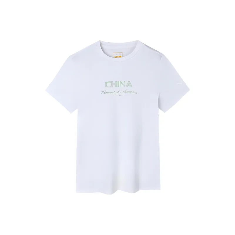 Anta Variety Training Collection T Shirt Women's Snowflake White-0