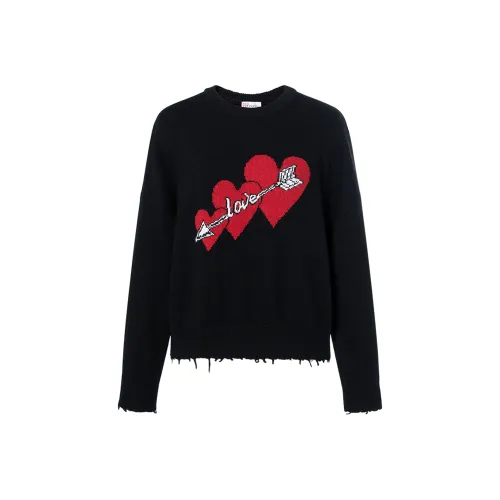 RED VALENTINO SS22 sweater effect Women's Black