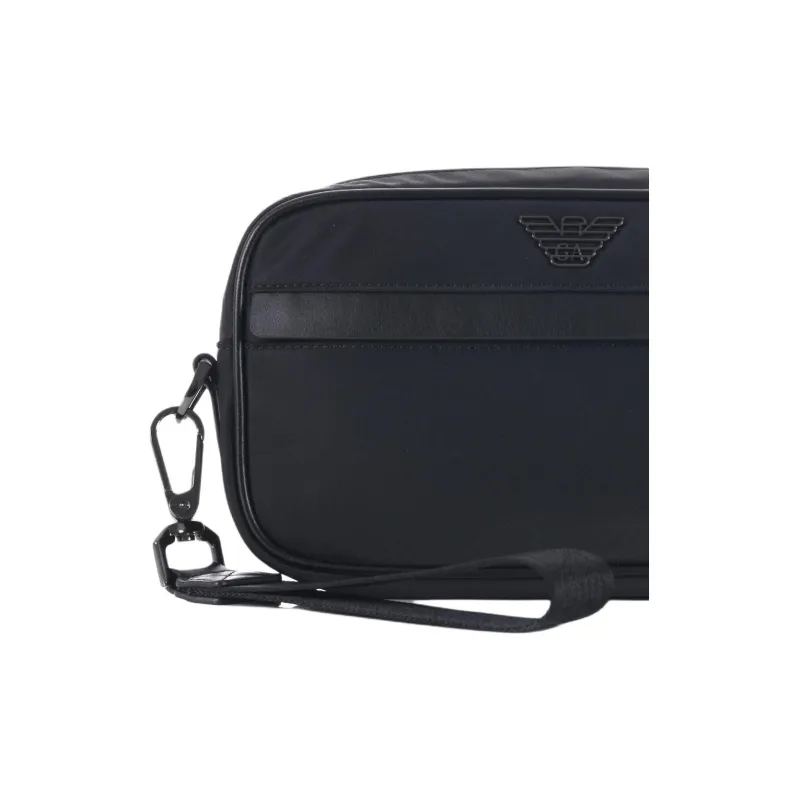 EMPORIO ARMANI Polyester Clutch Men's Black-4