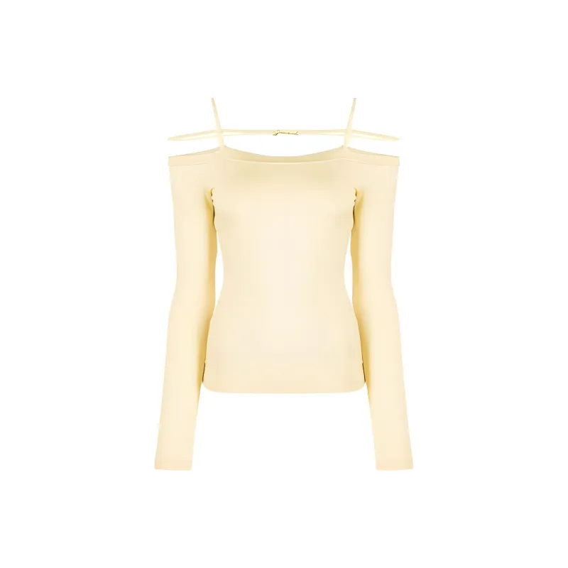 Jacquemus Le Sierra Off shoulder Top-0