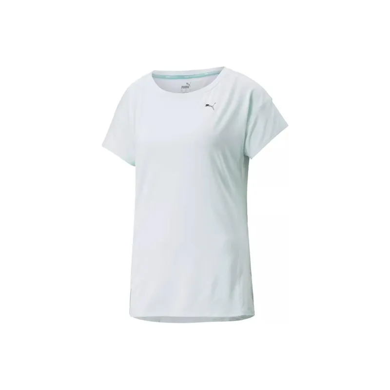 PUMA TRAIN FAVORITE TEE NITRO BLUE T-Shirt Women's Turquoise-0