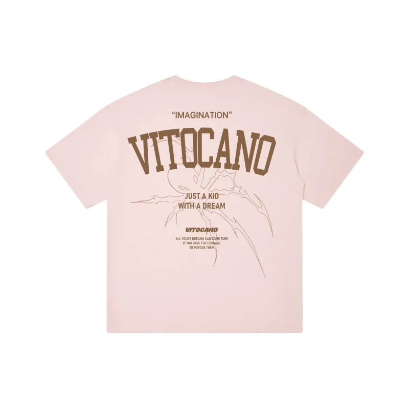 Vitocano Drop Shoulder Sleeve T-Shirt Unisex White-16