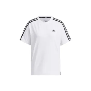 Adidas Drop Shoulder Sleeve T Shirt Women's White