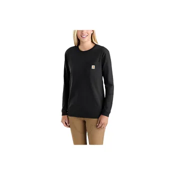 Carhartt 103244 HEAVYWEIGHT LONG-SLEEVE POCKET T-SHIRT T-Shirt LOOSE FIT Women's