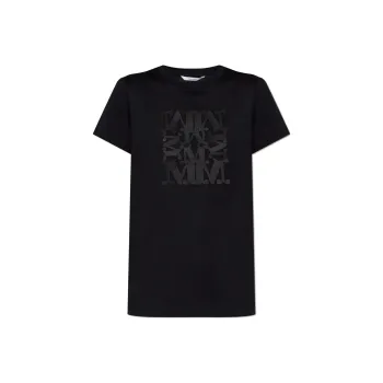 MaxMara Logo Embroidered Crewneck T Shirt