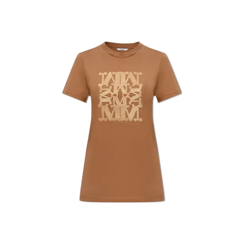 MaxMara T Shirts Women's Brown-0
