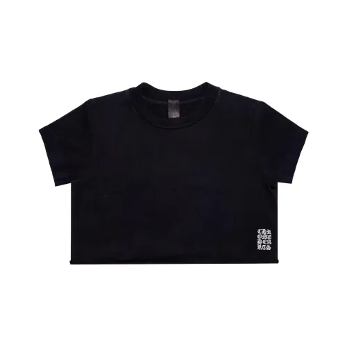 Chrome Hearts Crop Tops Women's Black