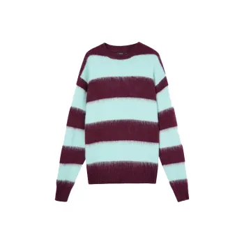 Yiiin X ITIB YIIIN Sweaters Women's Red Brown With Mint Green