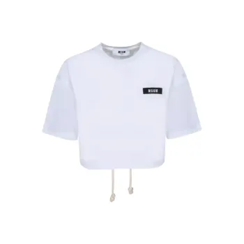 MSGM Cropped T shirt