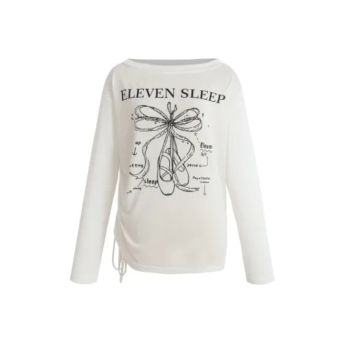 ELEVEN SLEEP T Shirt Women's White