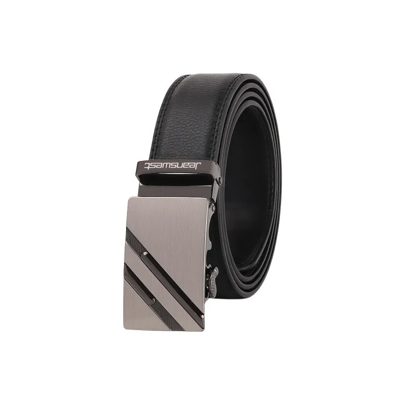 JEANSWEST Cow Split Leather Belts Men's 3.5cm-2