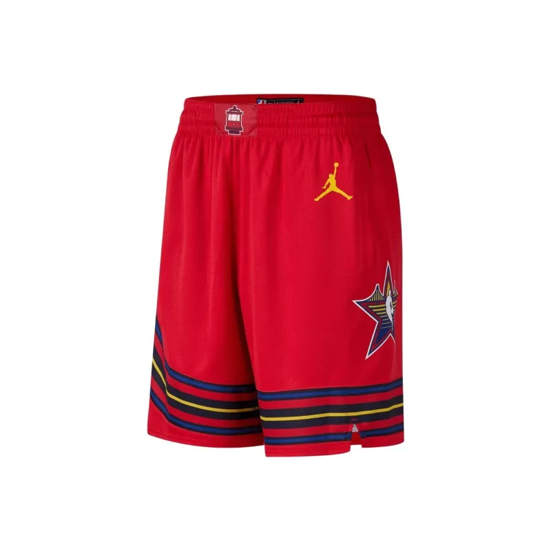 Jordan x NBA SS25 Sports Shorts Men's Red-0
