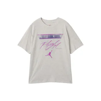 Jordan BRANDAS Drop Shoulder Sleeve T Shirt Women's Gray