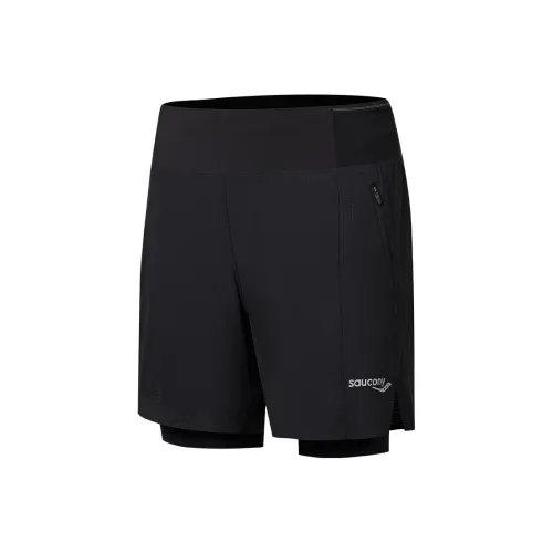 Saucony Sports Shorts Men's Jet Black