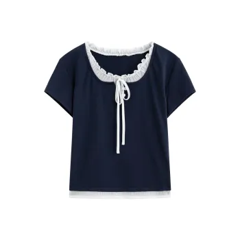 FANSILANEN T Shirt Women's Navy Blue