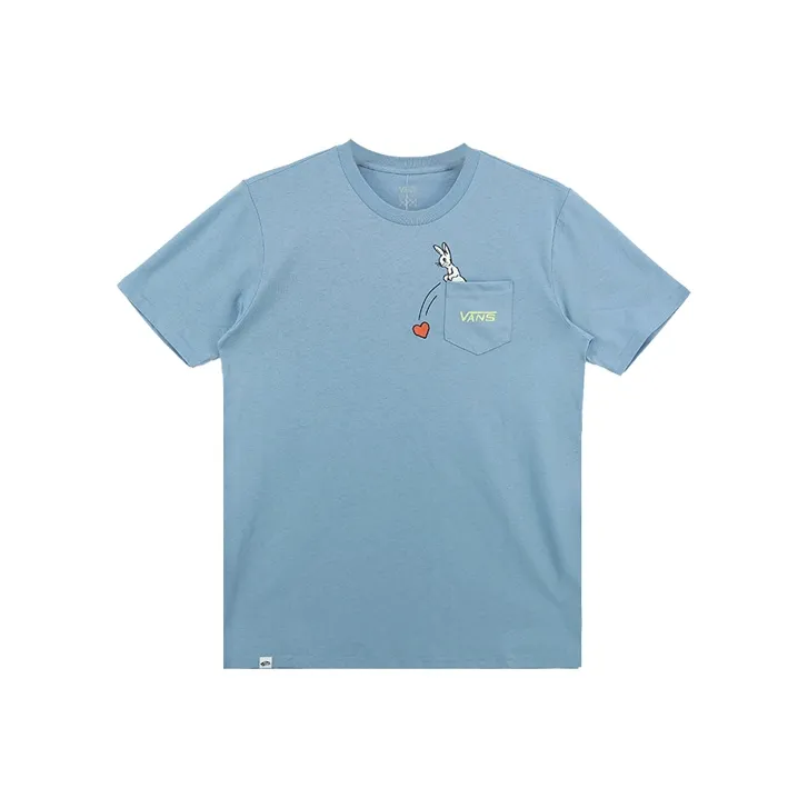 Vans T Shirts Women's Gray Blue-0