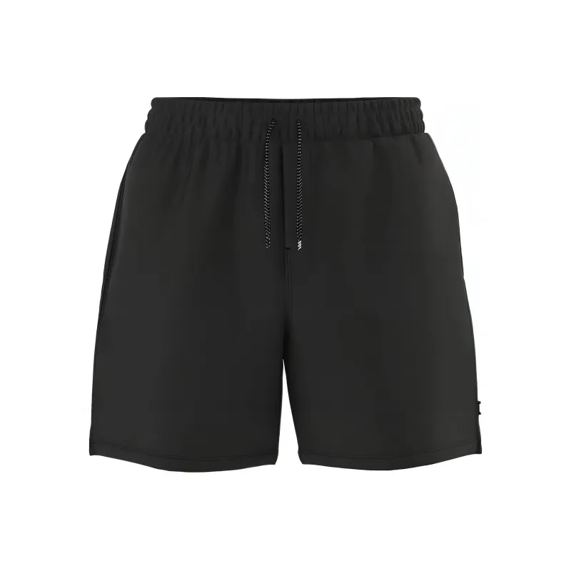 Vans Primary Solid Elastic 17'' Boardshorts Casual Shorts Men's Black-0