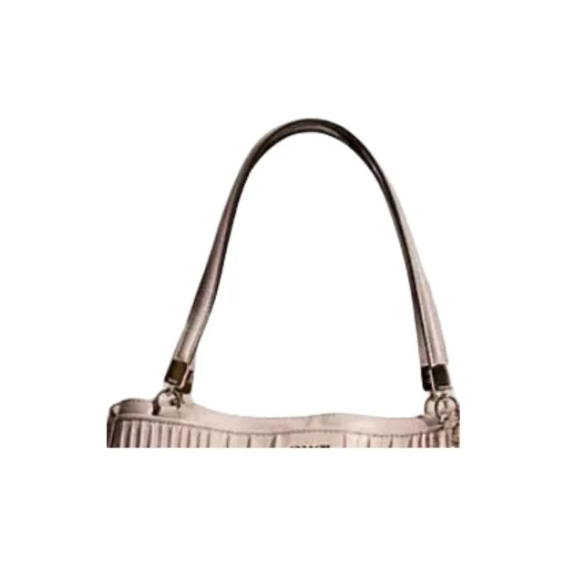 COACH Madison Fine Pleated Leather Tote Bag Shopping Bag Shoulder Bag Handbag Large Size Women's Ash Birch-1